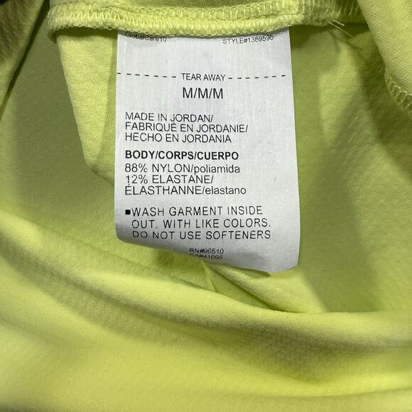 Under Armour Drive Chill Polo Medium Avocado Yellow Iso-Chill UPF 50+ Loose Golf - Picture 5 of 12